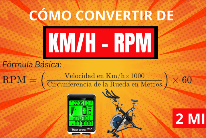 Domina la Conversión: De Km/h a RPM en tu Sensor de Velocidad para Bicicletas de Spinning e Indoor Cycling